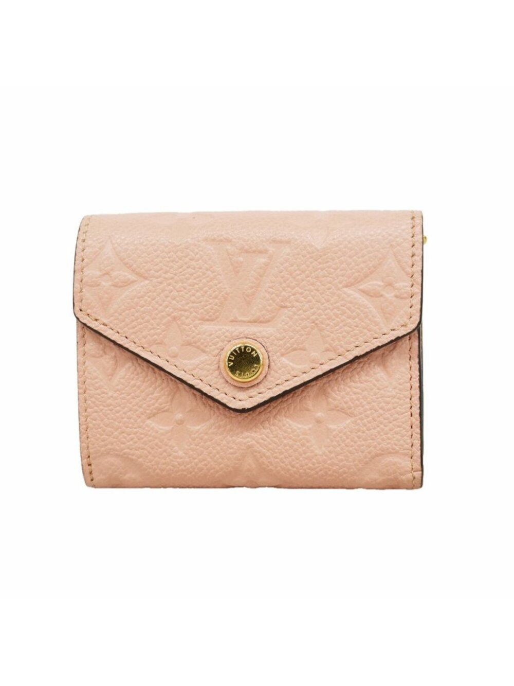 Louis Vuitton Trifold Wallet Monogram Empreinte Portefeuille Zoe Rose Poudre